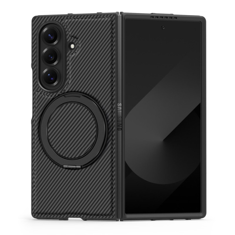 Capa magnética para Samsung Galaxy Z Fold 7 Texturizada em fibra de carbono