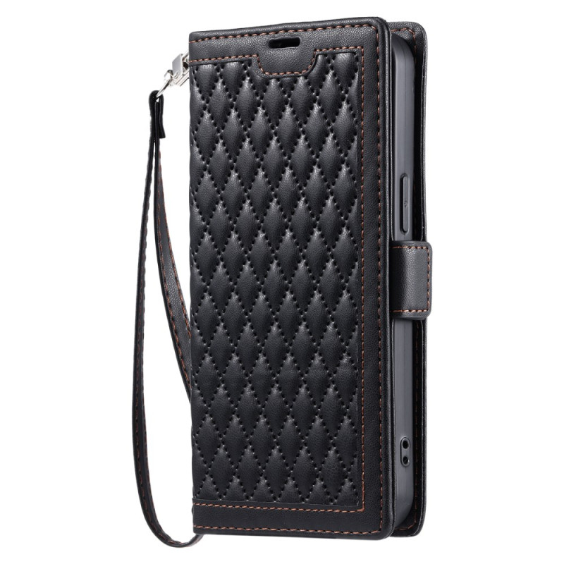 Capa almofadada com correia para Motorola Edge 60 Pro