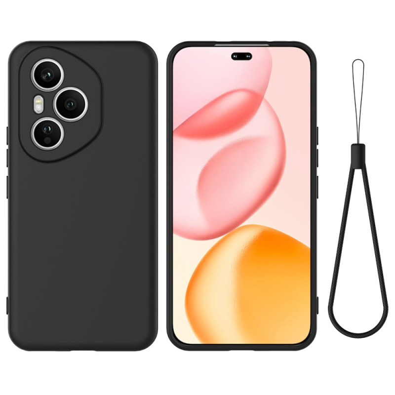 Capa com cordão de silicone para o Honor 400 Pro Liquid