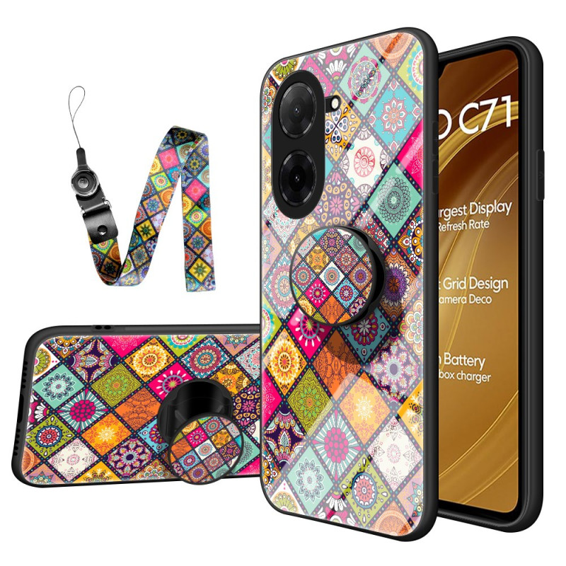 Capa
Poco C71 Suporte de retalhos e cordão de segurança