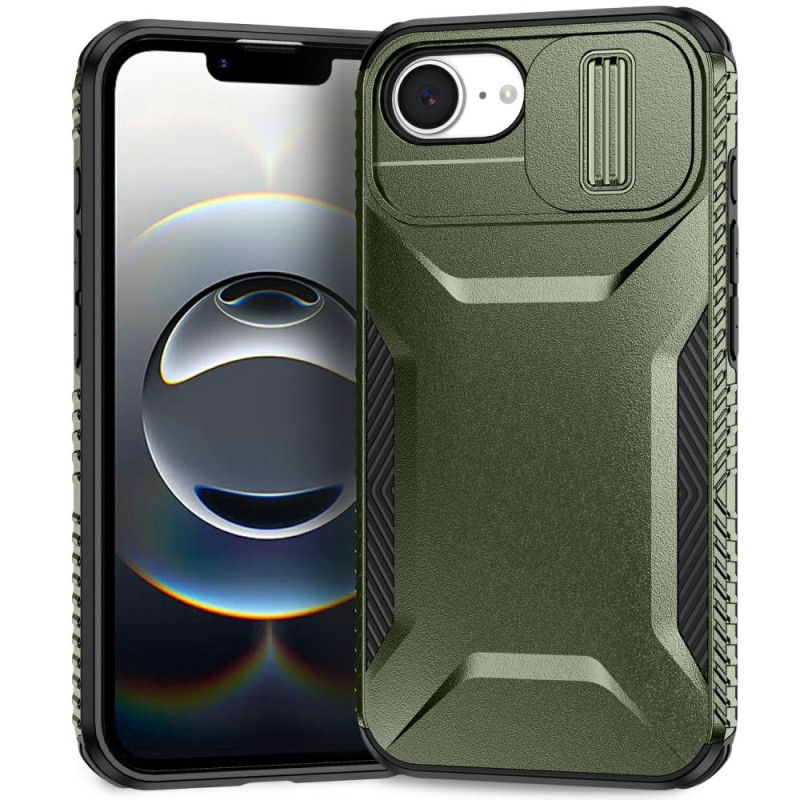 Capa robusta para iPhone 16E com proteção deslizante para a câmara