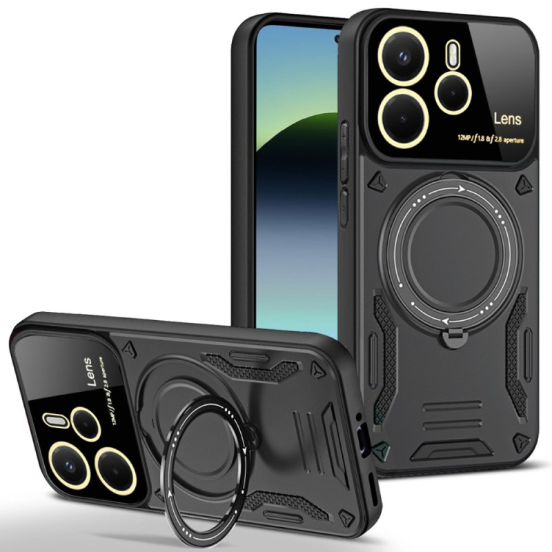Xiaomi Redmi Note 14 4G Capa
 de suporte magnético rotativo