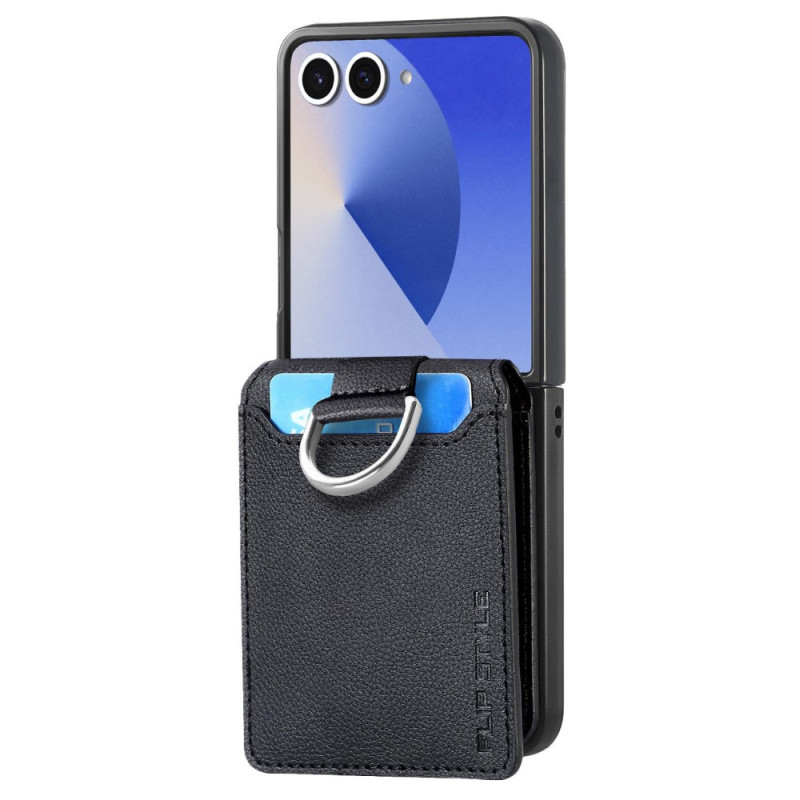 Samsung Galaxy Z Flip 7 Premium Case Suporte para cartão e suporte