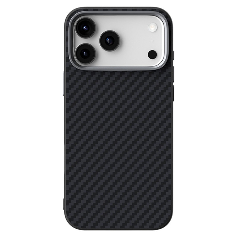 Capa MagSafe compatível com fibra de carbono para iPhone 17 Pro ABEEL