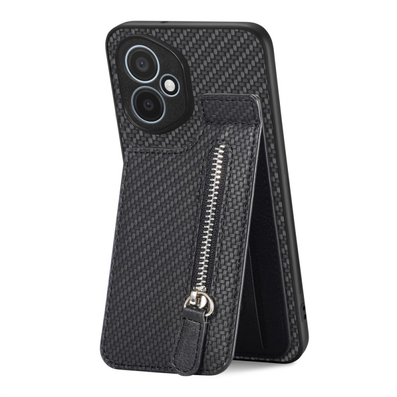 Capa
 em fibra de carbono para o Honor 400 Suporte e porta-cartões