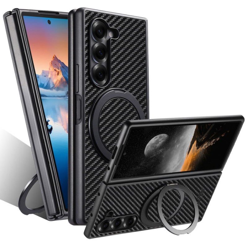 Capa magnética para Samsung Galaxy Z Fold 7 com anel de suporte SUTENI