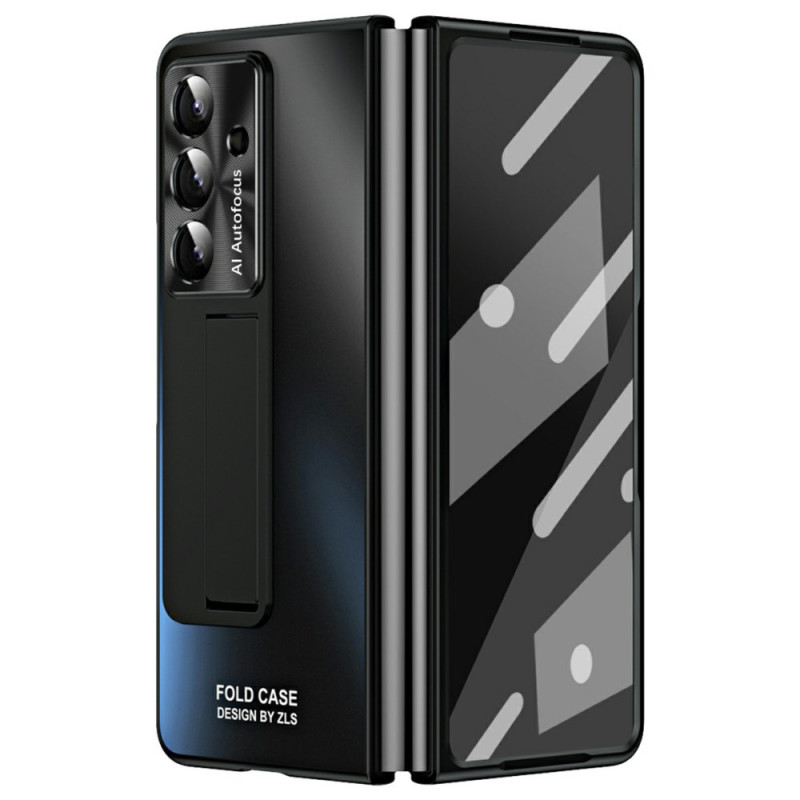 Capa para Samsung Galaxy Z Fold 7 Suporte de efeito mate e protetor de ecrã