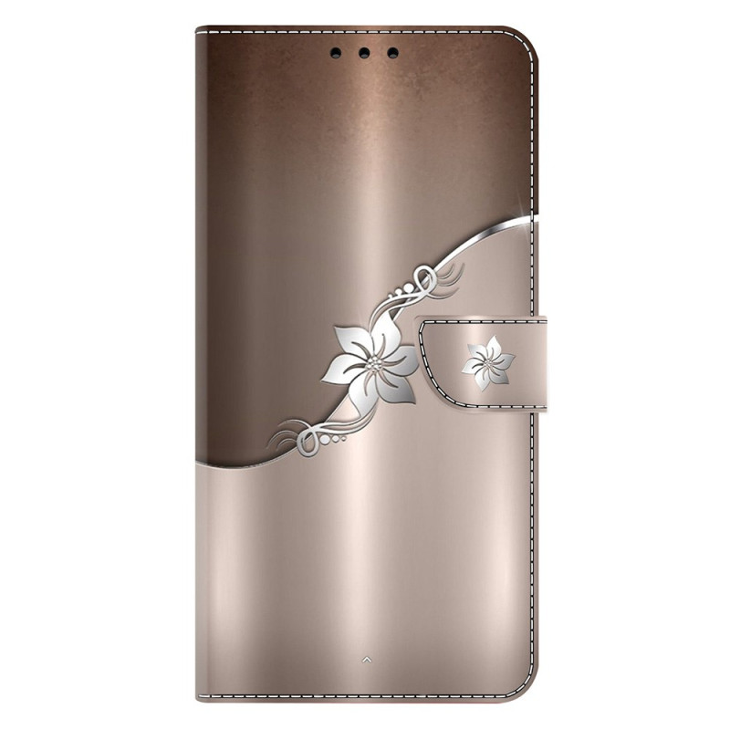 Capa de flores prateada Honor 400
