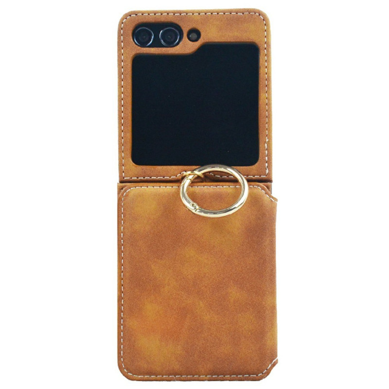 Capa para Samsung Galaxy Z Flip 7 Suporte amovível para cartão e corrente