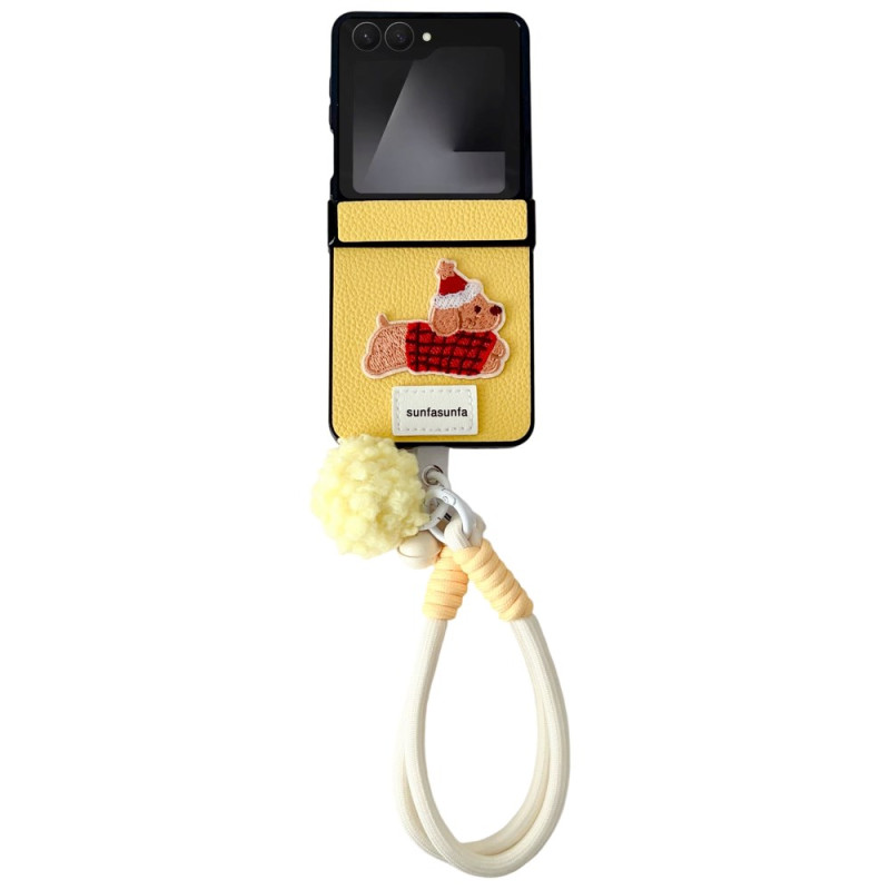 Capa protetora com dobradiça e correia para Samsung Galaxy Z Flip 7 5G