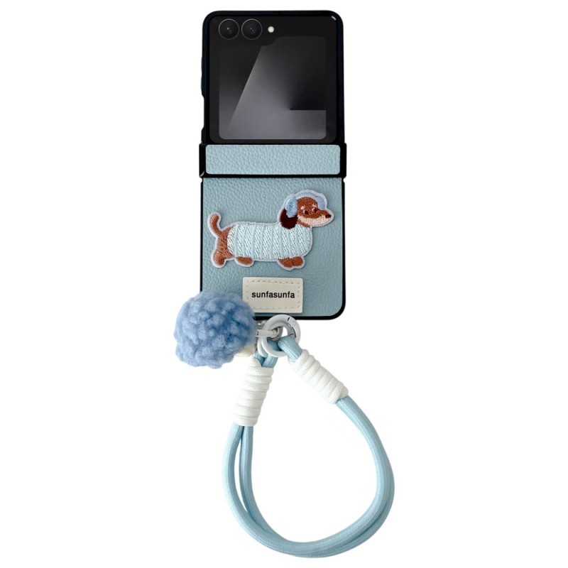 Capa protetora com dobradiça e correia para Samsung Galaxy Z Flip 7 5G
