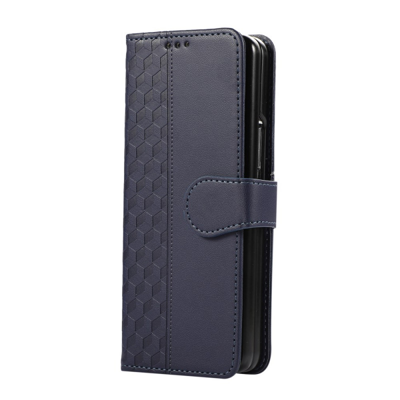 Capa com relevo para Samsung Galaxy Z Fold 7 com alça