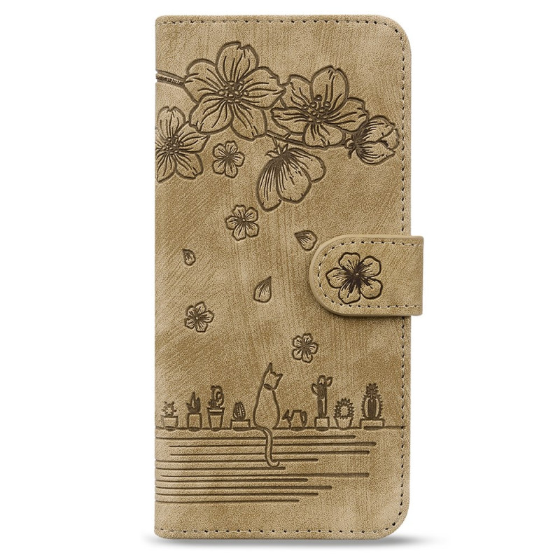 Capa para Samsung Galaxy Z Fold 7 com cena de gato
