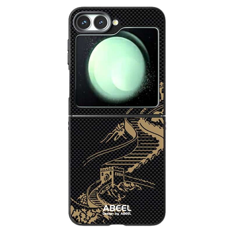 Capa compatível com Samsung Galaxy Z Flip 7 FE / Z Flip 6 MagSafe A Grande Muralha