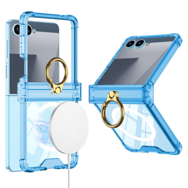 Capa magnética para Samsung Galaxy Z Flip 7 com suporte para RING