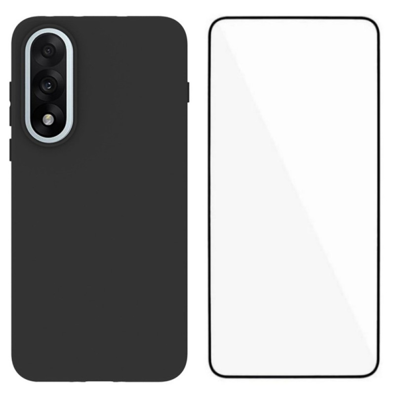 Capa de silicone OnePlus Nord 5 com proteção de ecrã em vidro temperado