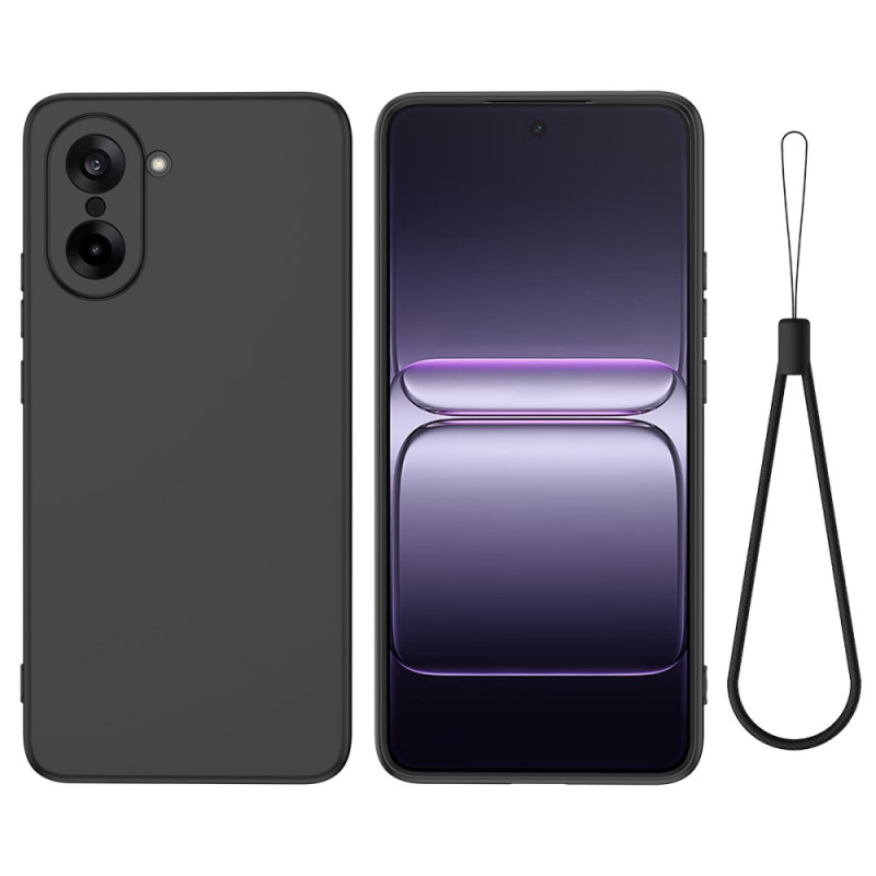 Capa com cordão de silicone líquido para OnePlus Nord CE 5