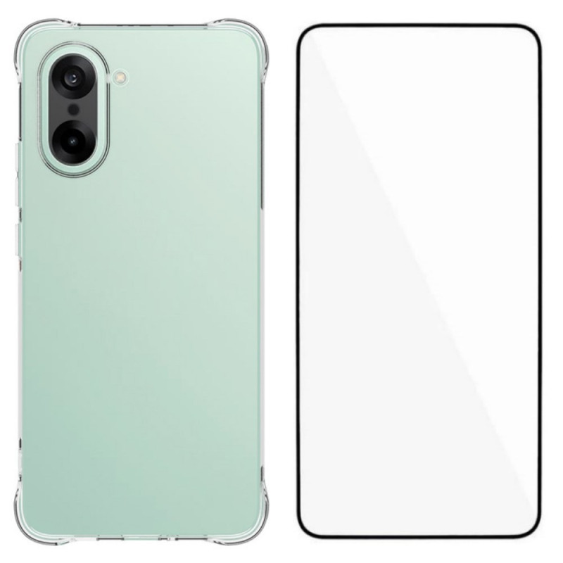 Capa reforçada transparente OnePlus Nord CE 5 com protetor de ecrã