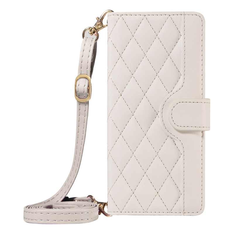 Capa
acolchoado Oppo Reno 14 5G / 14F 5G com cordão e alça de ombro