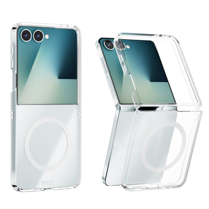 Capa magnética para Samsung Galaxy Z Flip 7 5G Transparente