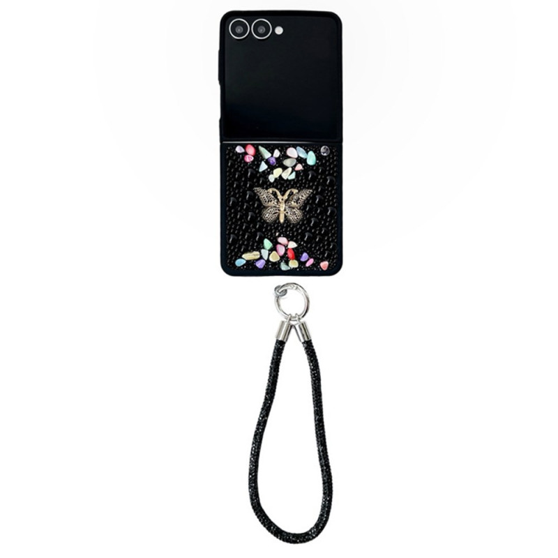 Capa para Samsung Galaxy Z Flip 7 Design brilhante e com alça