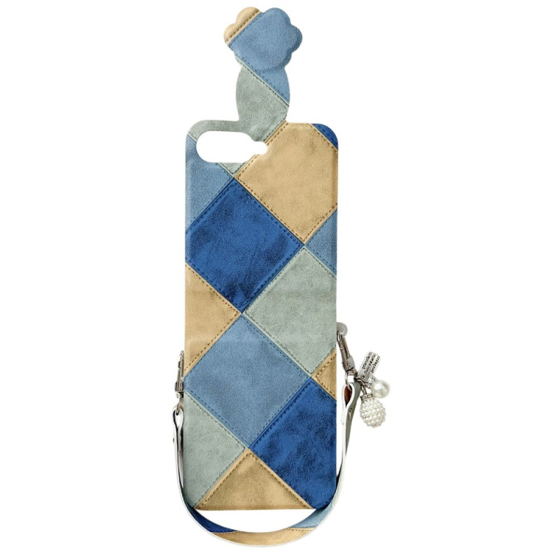 Capa para Samsung Galaxy Z Flip 7 FE / Z Flip 6 Retro com fecho de pata de gato