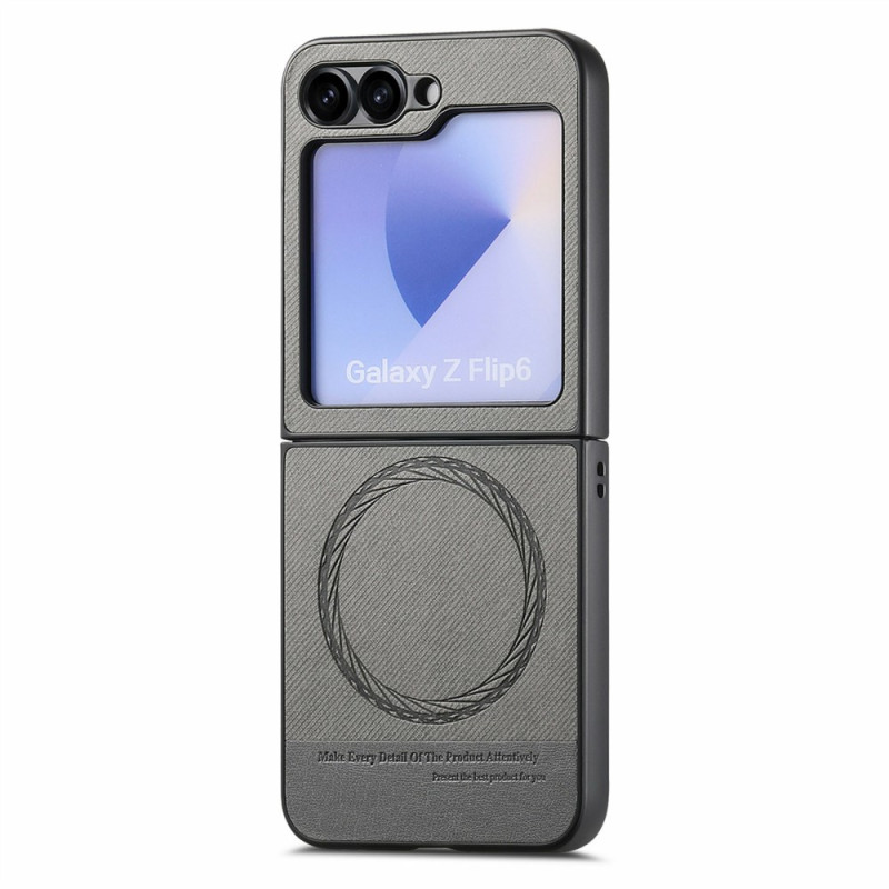 Capa compatível com Samsung Galaxy Z Flip 7 FE / Z Flip 6 MagSafe Texture Denim