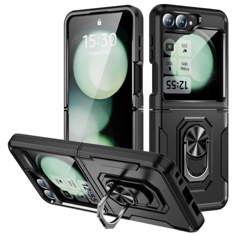 Capa rígida para Samsung Galaxy Z Flip 7 FE / Z Flip 6 com anel de suporte