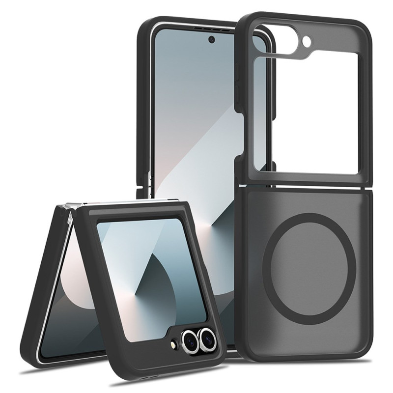 Capa compatível com Samsung Galaxy Z Flip 7 FE / Z Flip 6 MagSafe Frosted