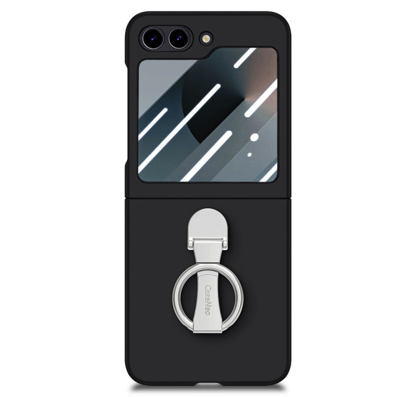 Samsung Galaxy Z Flip 7 FE / Z Flip 6 Protetor de ecrã traseiro e capa com anel de suporte