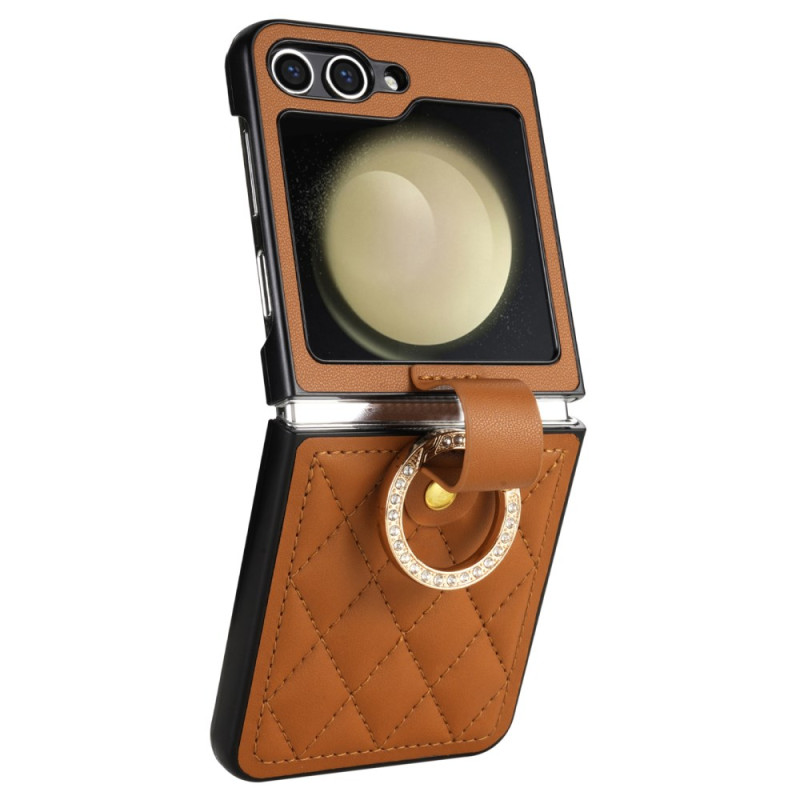 Capa acolchoada clássica para Samsung Galaxy Z Flip 7 FE / Z Flip 6