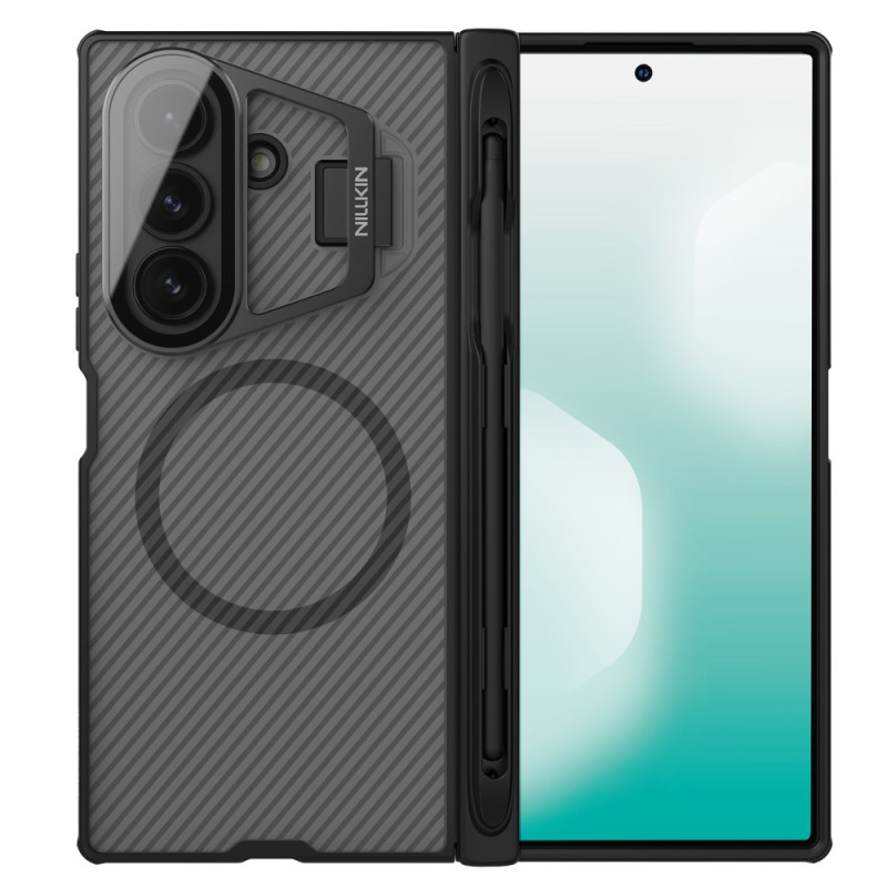Capa para Samsung Galaxy Z Fold 7 CamShield Prop Magnetic Translucent Series NILLKIN