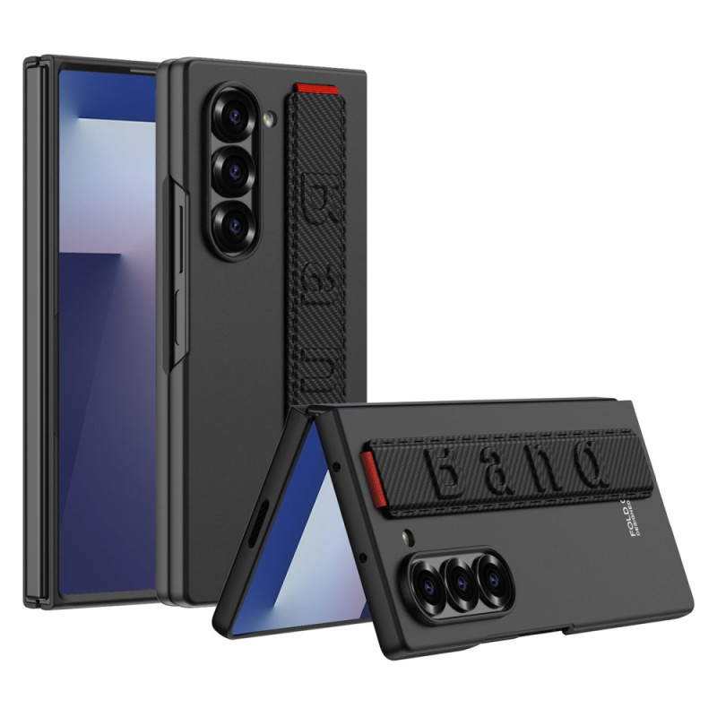 Capa híbrida para Samsung Galaxy Z Fold 7 com correia