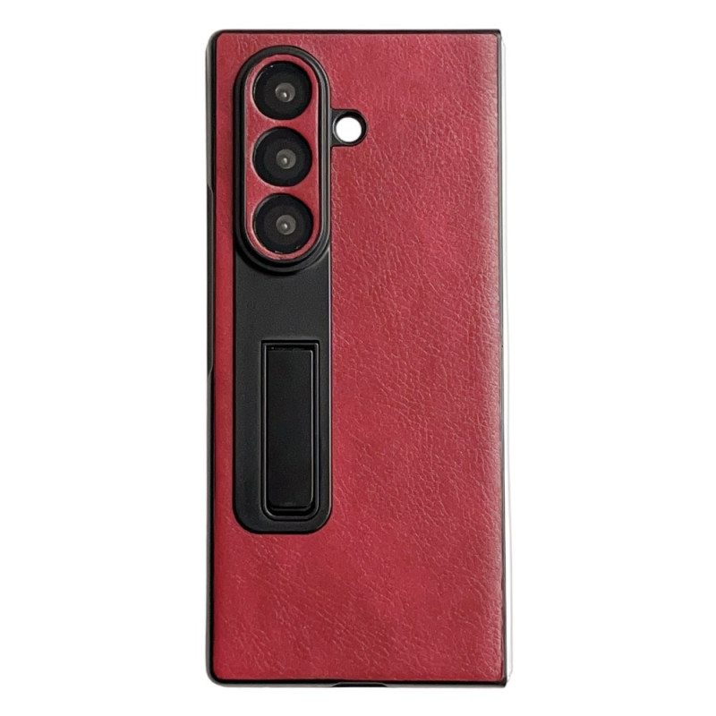 Capa de couro falsa para Samsung Galaxy Z Fold 7