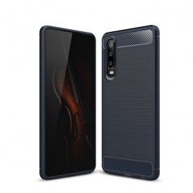 Capa de fibra de carbono escovada Huawei P30