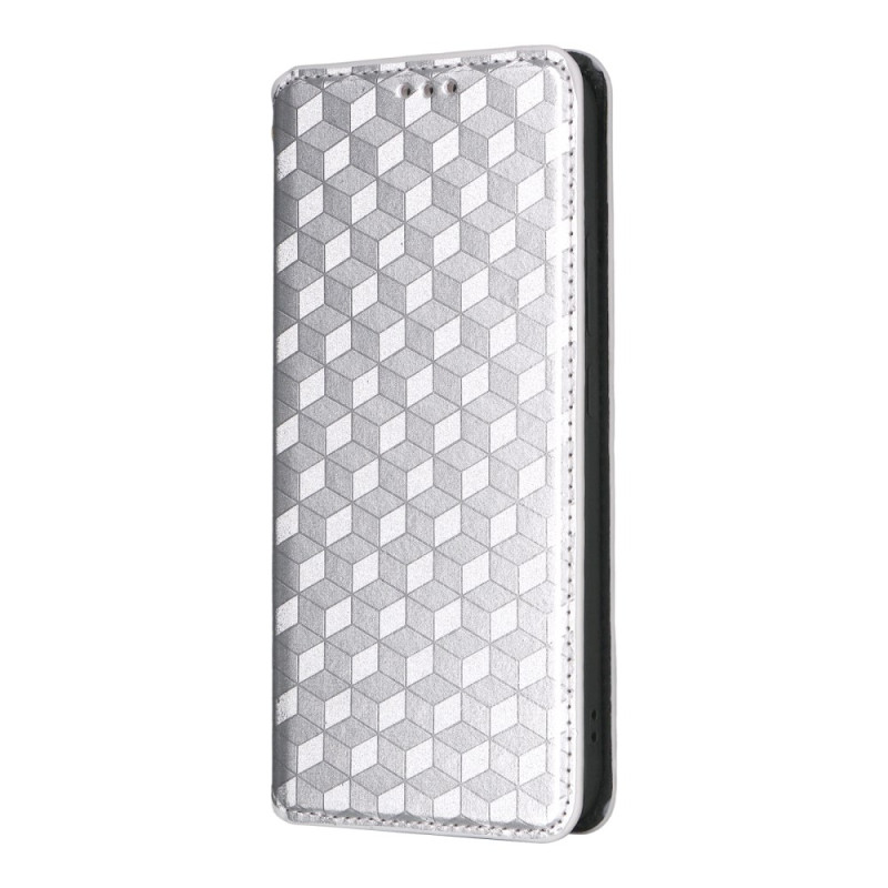 Capa flip Oppo Reno 14 F 5G padrão diamante