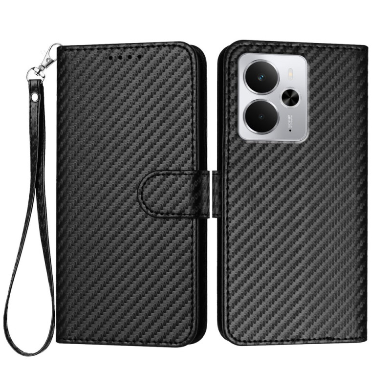 Realme 14 5G / P3 5G Capa
 com cordão em fibra de carbono