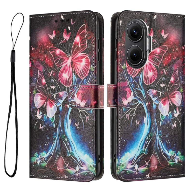 Capa em forma de borboleta para Poco F7