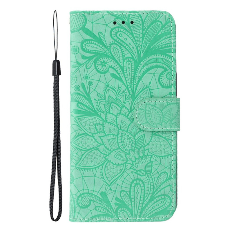 Capa Realme C75 / C71 / 14X 5G Padrão de renda floral