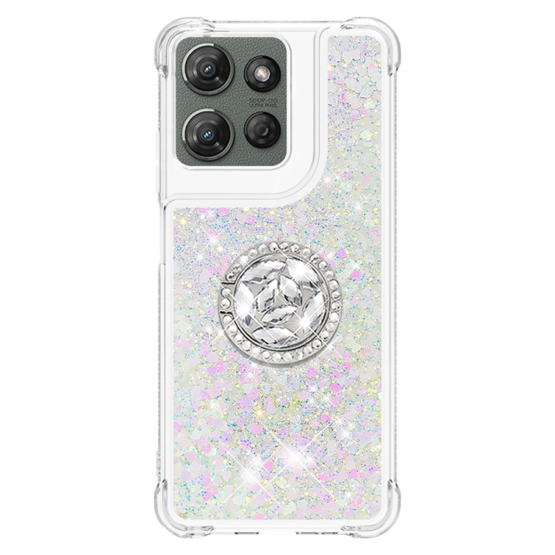 Capa para Moto G Power (2025) Anel de suporte brilhante