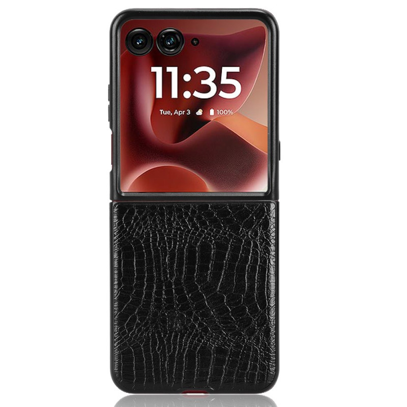 Capa Motorola Razr 60 Ultra Textura de Crocodilo
