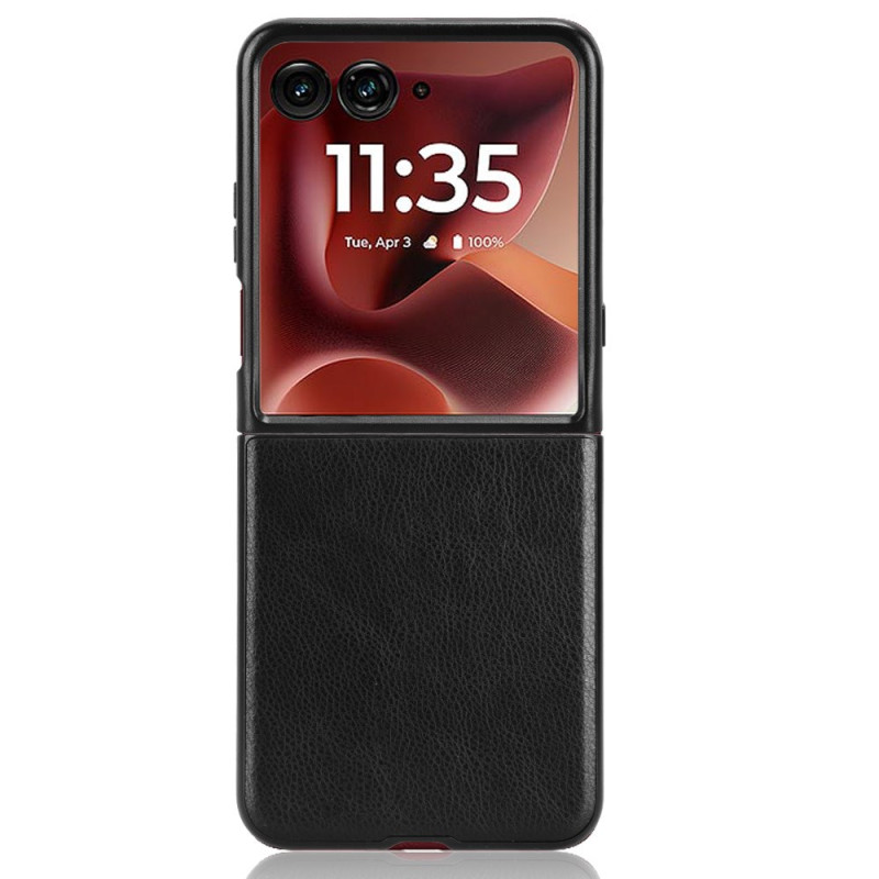 Capa para Motorola Razr 60 Ultra Leather Effect Litchi