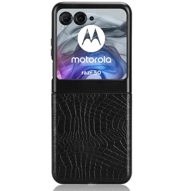Capa Motorola Razr 60 Efeito Crocodilo