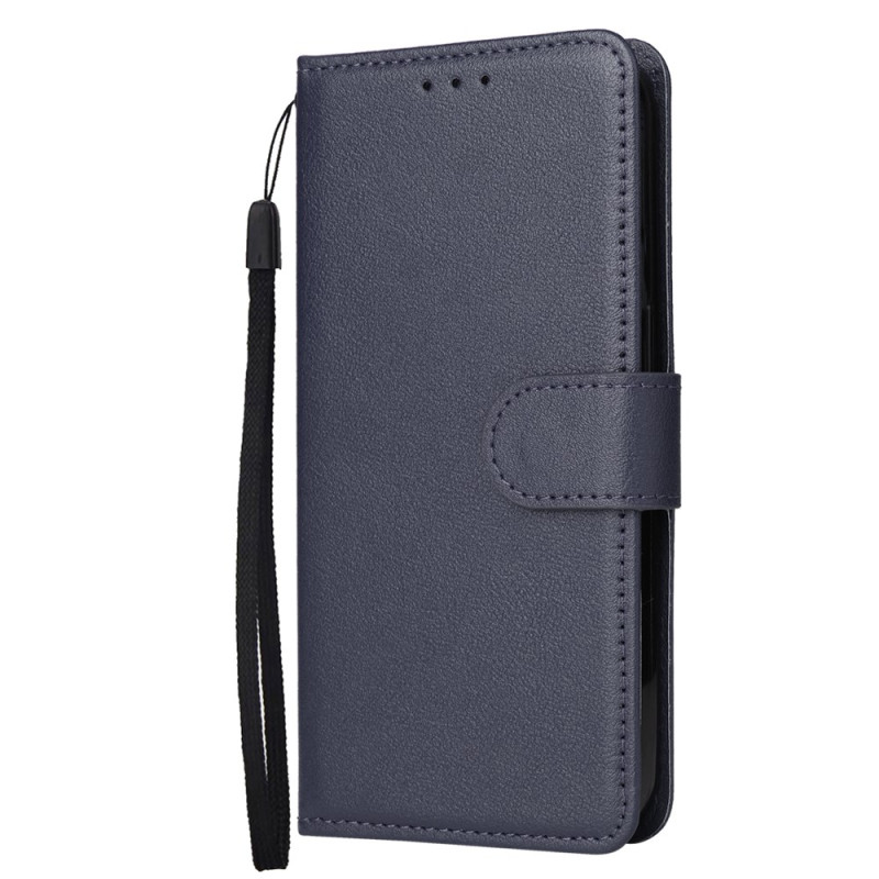 Oppo A5 Pro 5G / 4G Capa de couro sintético com alça