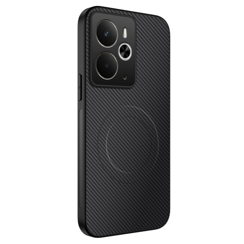 Realme 14 5G Capa de fibra de carbono compatível com MagSafe