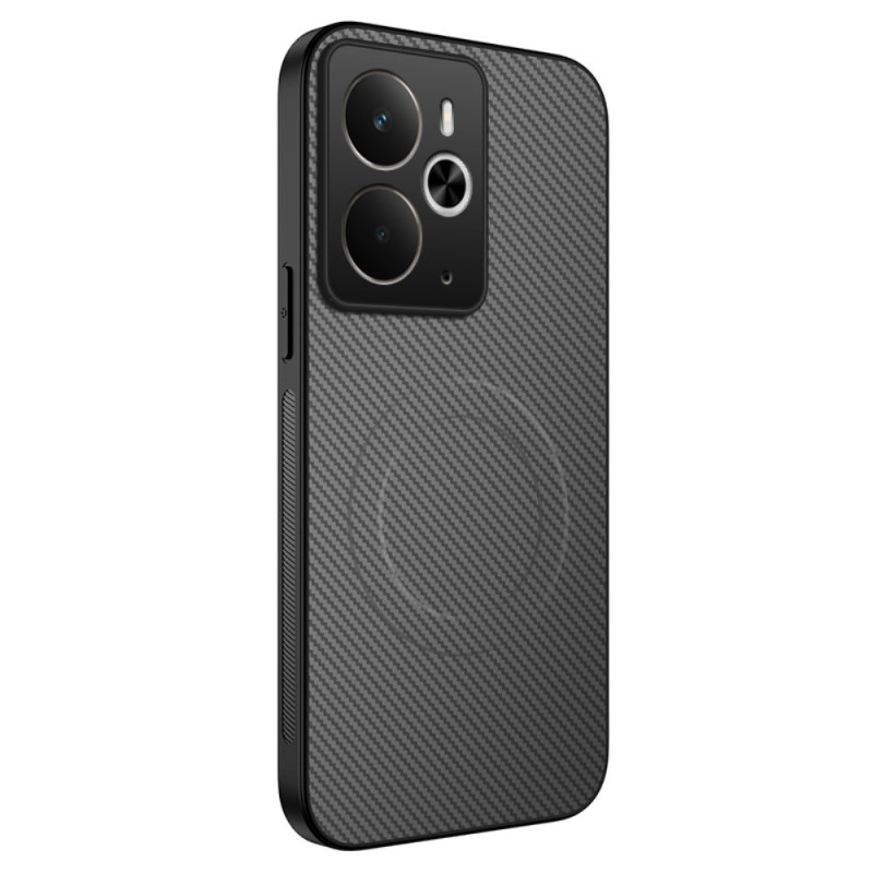 Realme 14 5G Capa de fibra de carbono compatível com MagSafe