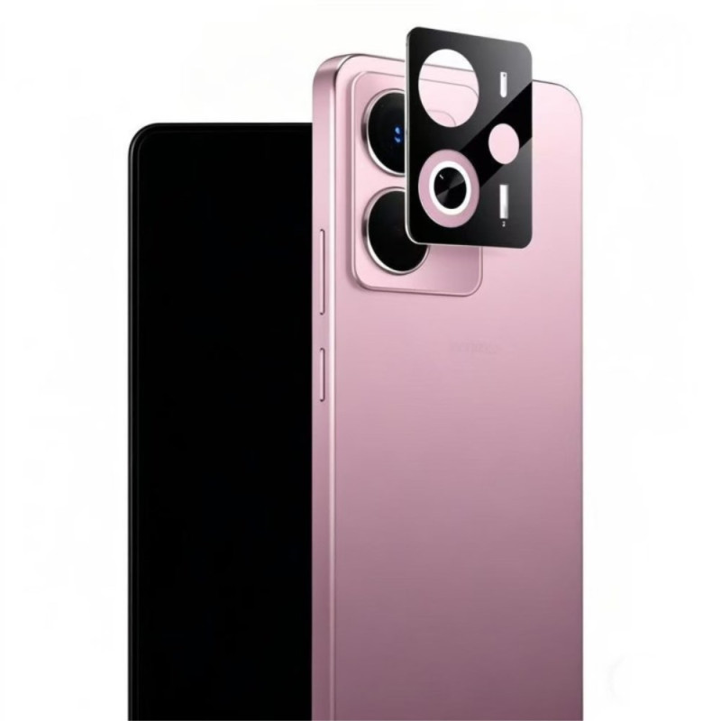 Protecção para lente
 protetora de vidro temperado para Realme 14 5G (versão preta)