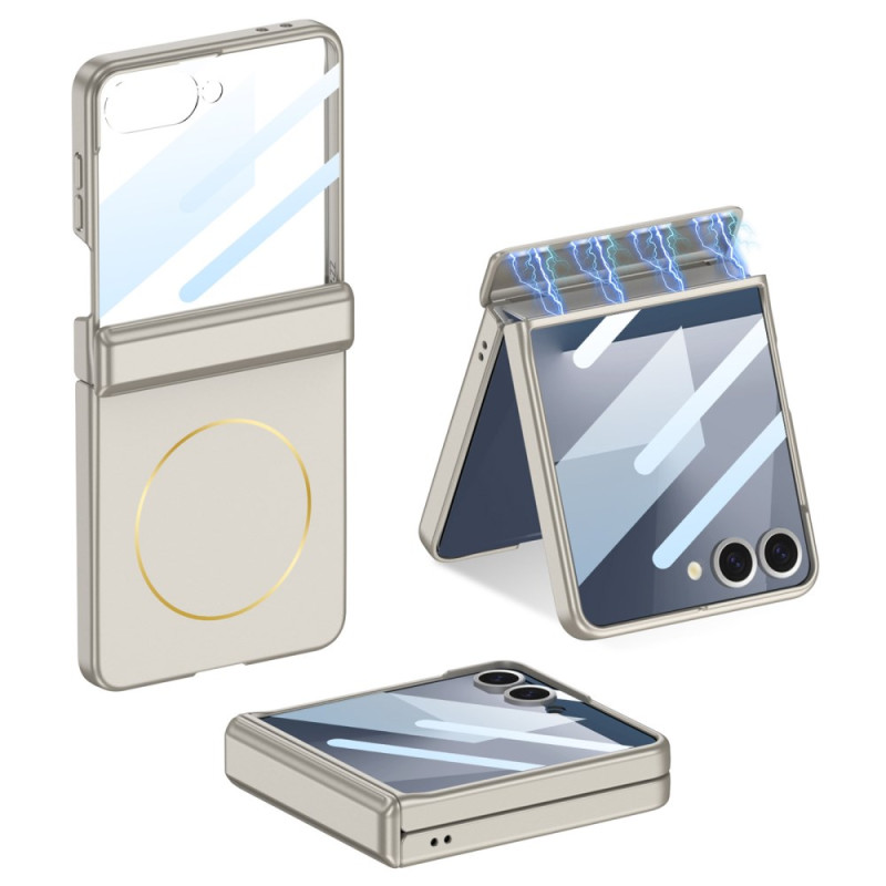 Capa GKK para Samsung Galaxy Z Flip 7 Compatibilidade MagSafe com proteção de dobradiça GKK