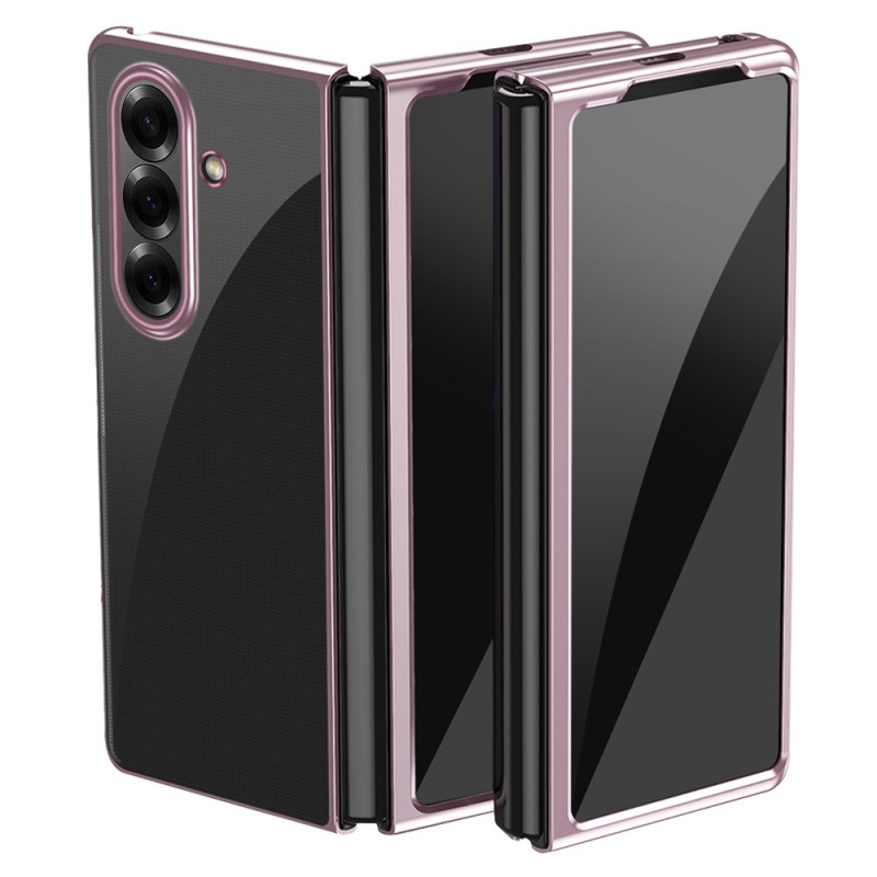 Capa para Samsung Galaxy Z Fold 7 Borda com efeito metálico