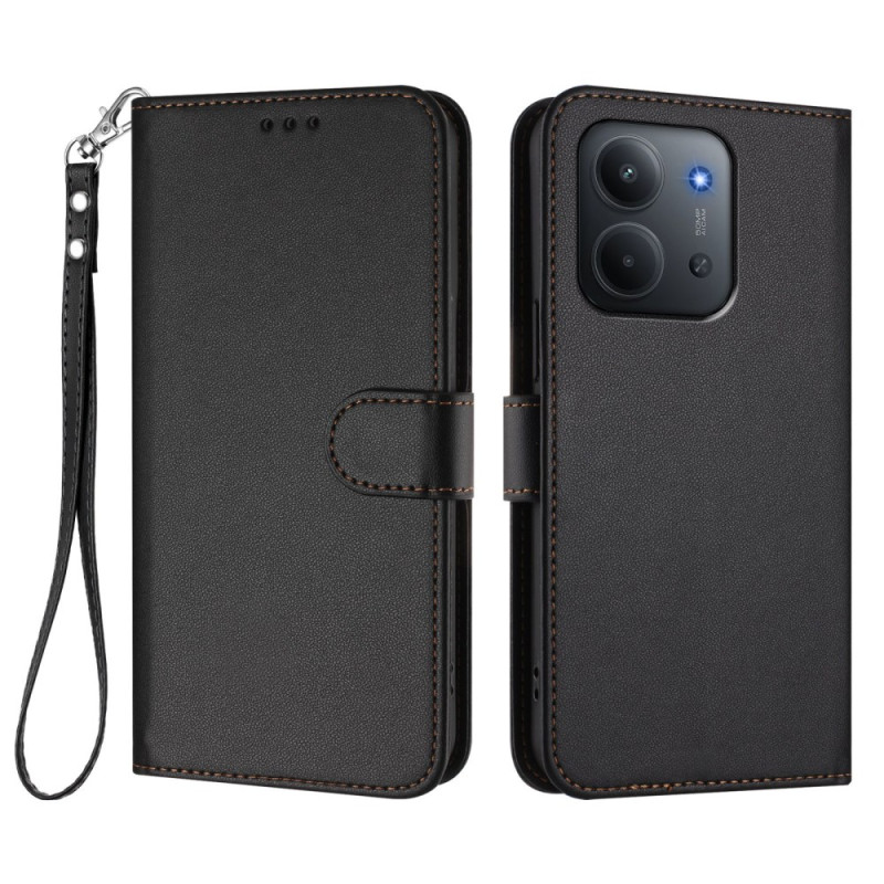 Xiaomi Redmi 15C 4G Capa
 com bracelete em pele